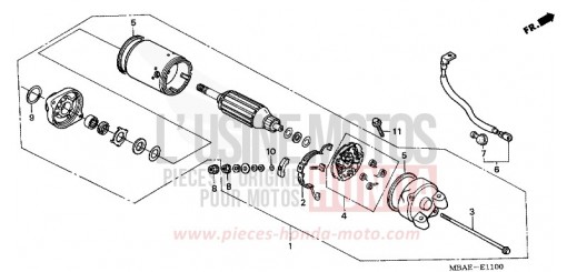STARTING MOTOR VT750C21 de 2001